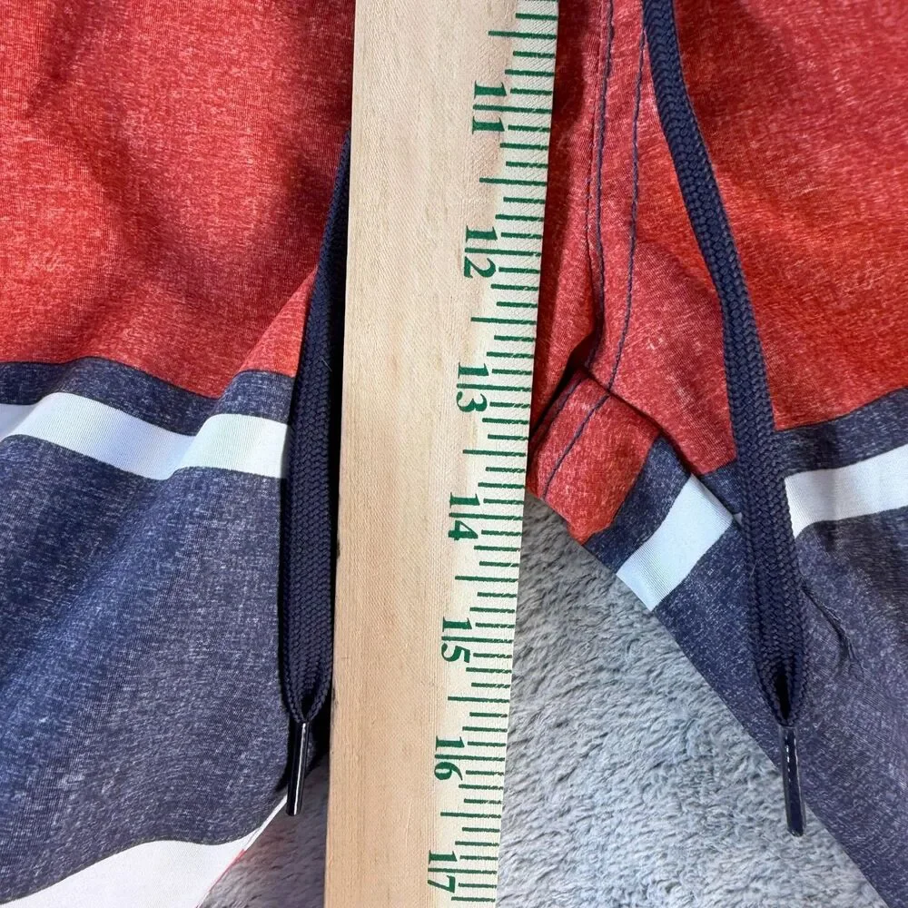 Stillwater Supply Co Swim Trunks Men M Vintage Y2K Deadstock USA Flag NWT